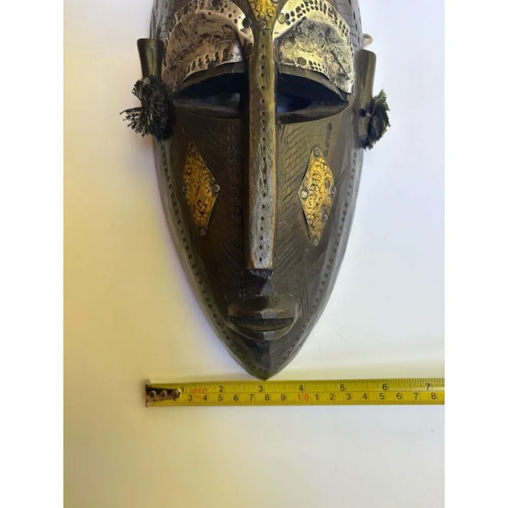 Vintage Africain Wood Marka Tribe Mask Handmade - Picture 7 of 9